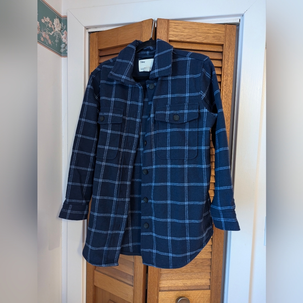 Tilley Women's Blue Plaid Jacket